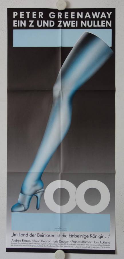 A Zed and two Noughts Z.O.O. original release german movie poster